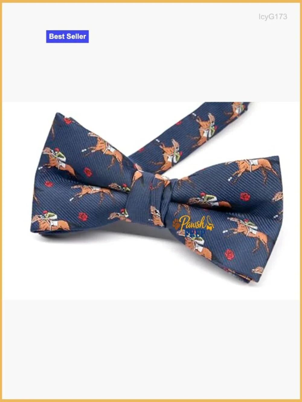 Pre-Tied Bow Tie Adjustable Strap Animal Print Polyester Microfiber